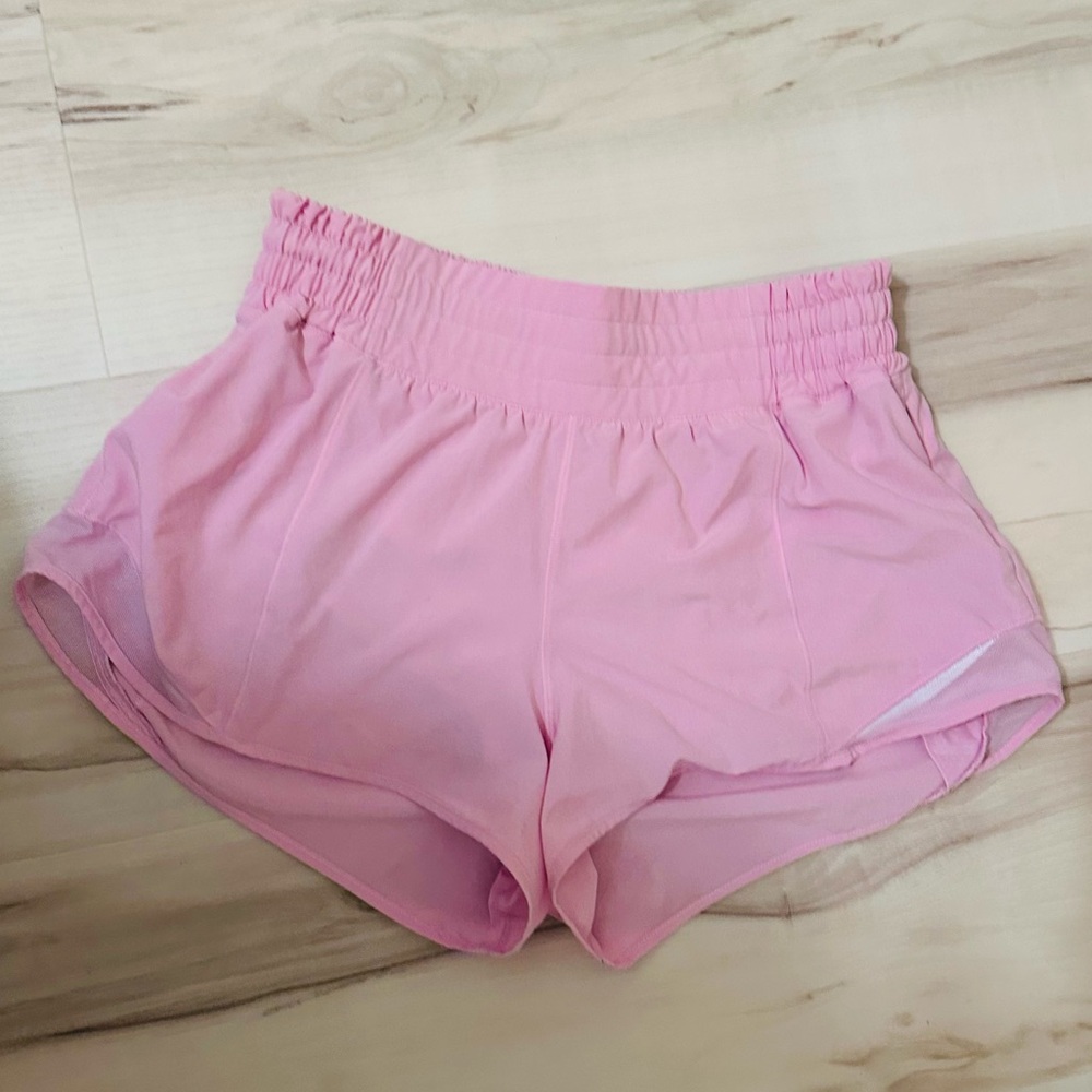 Lululemon Hotty Hot Athletic Shorts Pink Size 6
